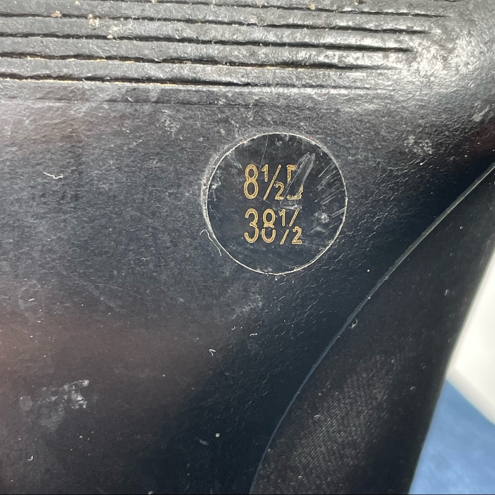 BCBGirls Peep Toe Heels black Size 8.5 - Picture 9 of 13